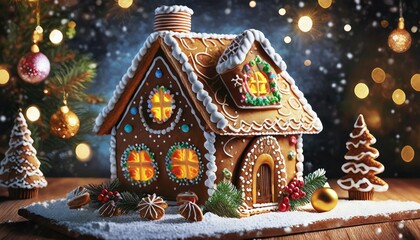 christmas gingerbread house
