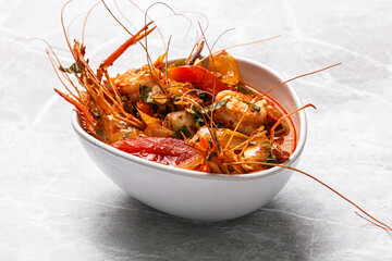 Thai traditional Tom Yum soup