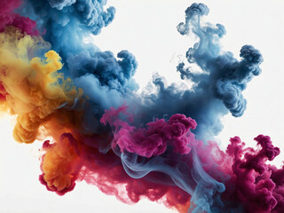 Fototapeta premium abstract colorful smoke