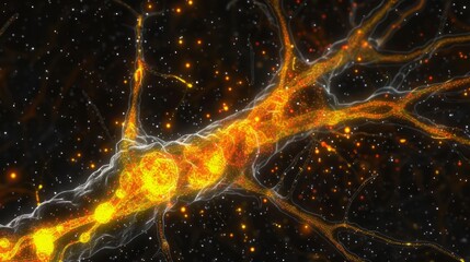 A closeup of a single synapse a key player in the complex web of neuronal activity