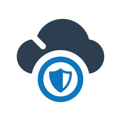 Cloud protection icon