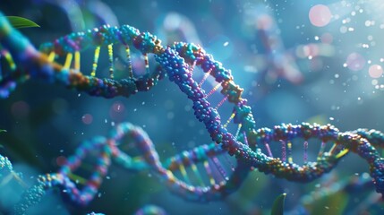 A visual representation of the intricate interactions between DNA RNA and proteins involved in the process of RNA transcription