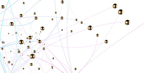 Abstract network of physical devices on the Internet using a network connection