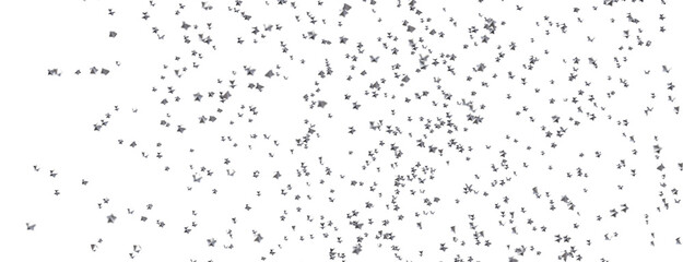 A Shower of Celestial Beauty: 3D Gold Stars Rain Illustration Bedazzles