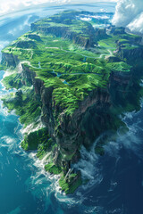 An illustration of the formation and breakup of Pangaea, the supercontinent that existed during the late Paleozoic,