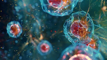 A timelapse sequence of nuclear envelope breakdown and reformation during cell division