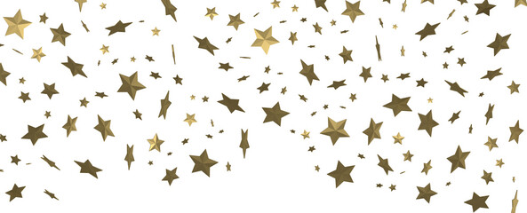 XMAS Stars - Festive christmas card. Isolated illustration white background. -