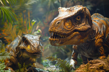 A comprehensive exhibit on the mass extinction event that wiped out the dinosaurs, with visual and auditory effects,