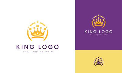Crown logo design for your brand and graphic needs.