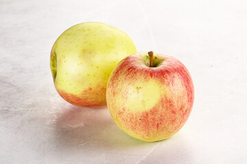 Sweet juicy ripe organic apples