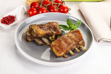 Roasted Lamb ribs with spices