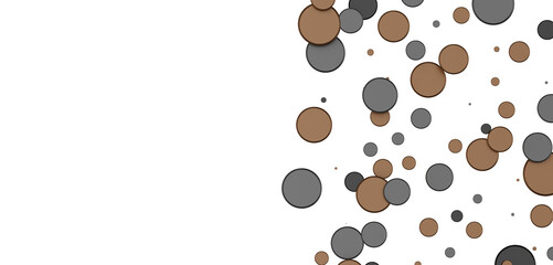 Confetti, paper triangle on the floor, fancy, colorful, celebration party