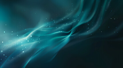 teal blue black blurred abstract gradient on dark grainy background glowing light, blue smoke. header poster banner backdrop