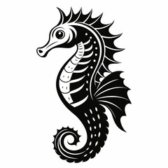 black and white dragon