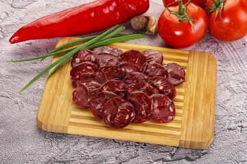 Wild Bear meat homemade sausages