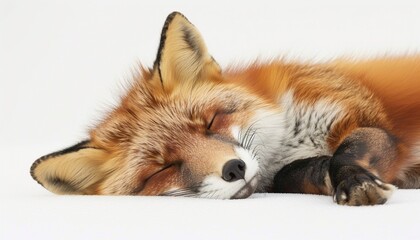 Description: An enchanting ultra sharp photograph capturing the serene elegance of a red fox