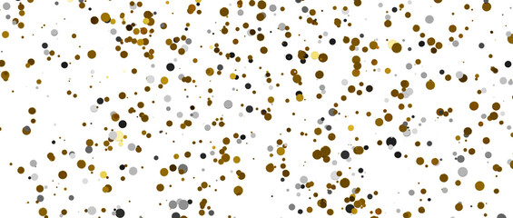 Glittering Triumph: Mind-Blowing 3D Illustration of gold  Confetti Celebration