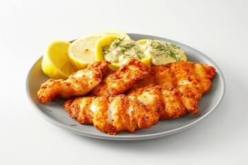 Cajun Fried Flounder with Dijon Tartar Sauce Delight