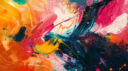 Abstract vibrant artwork