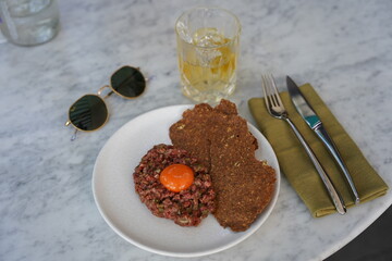 Wagyu Beef Tatare, Japan Food