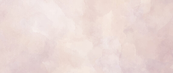 Fototapeta premium Vector watercolor pink and purple texture for cards, flyers, poster, banner. Art background. Hand drawn vector texture. Pastel color watercolour illustration. Painted template for design. 