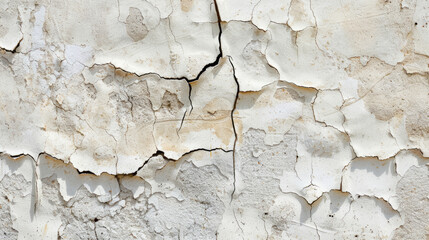 Fototapeta premium Texture, brick, wall. Cracks on shabby walls