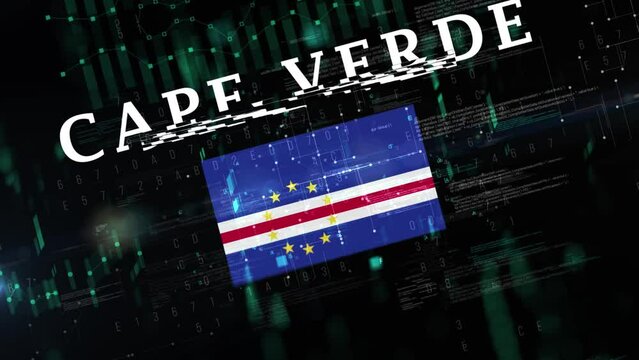ape Verde with flag