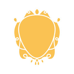 Silhouette frames collection. Decorative vintage frames for design. Set of decorative ornament border frames vector design