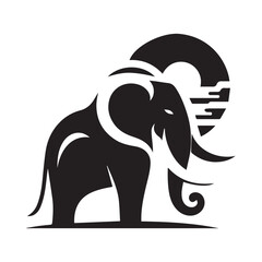 Obraz premium Elephant vector art illustration