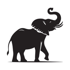 Obraz premium Elephant vector art illustration