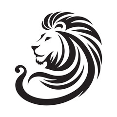 Fototapeta premium Lion vector art illustration