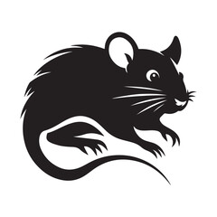 Rat vector art illustration