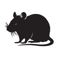 Rat vector art illustration
