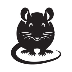 Rat vector art illustration