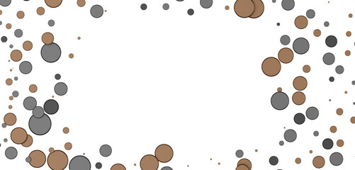 Multicolor confetti abstract background with a lot of falling pieces, isolated on a white background. Festive decorative tinsel element for design