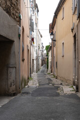Obraz premium View of Biot village, a small, medieval, fortified historic village, located on a hilltop in the Provence-Alpes-Cote d'Azur, near the town of Antibes, between the cities of Nice and Cannes, France