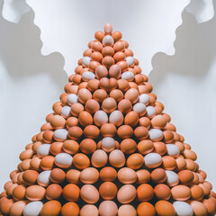 A pile of egges 