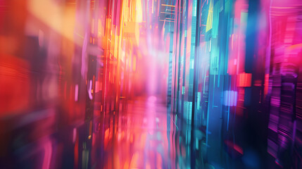 Abstract tunnel with colorful stripes in motion pattern ,Abstract Background ,Abstract glowing space tunnel flying at high speed from bright energy futuristic