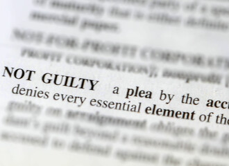 Fototapeta premium not guilty