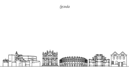 Obraz premium Sights of Granada