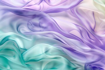 Obraz premium Elegant pastel silk fabric waves texture