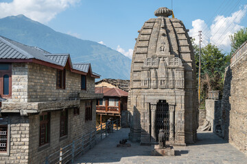 Ancient Hindu Temple in India exhibits rich heritage with intricate stone carvings