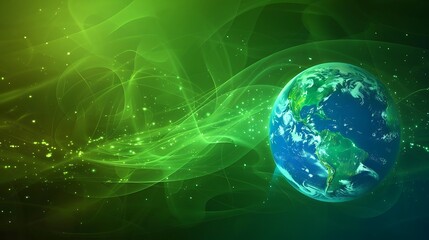 Obraz premium weather, air, earth, environment, nature, concept, eco, environmental, ecology, green, day, globe, ozone, atmosphere, global, international, layer, planet, protection, natural, save, warming, vector, 