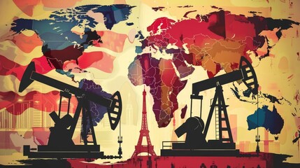 Geopolitical Impact AnalysisInfographics correlating crude oil price changes with major geopolitical events, such as wars or political agreements