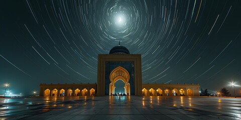 timelapse sequence of an EidalAdha gathering from day to night using Intervalometer and TimeLapse Photography to show the transition creatively