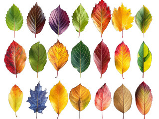 Obraz premium Assorted leaves closeup