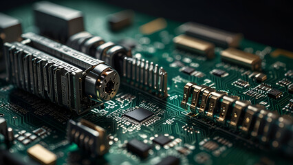 secure connection and cybersecurity service. features an up-close of a computer motherboard, emphasizing safety with a prominent lock symbol. Verified credentials
