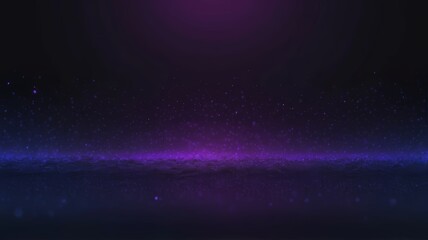 Abstract dark purple wave background. Dark abstract background with shining waves. Shiny moving lines design element. Modern blue purple gradient flowing wave lines. 