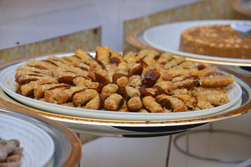 Sweet homemade Moroccan pastry: Moroccan biscuits for tea and festivities.