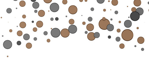  Multicolored confetti on white